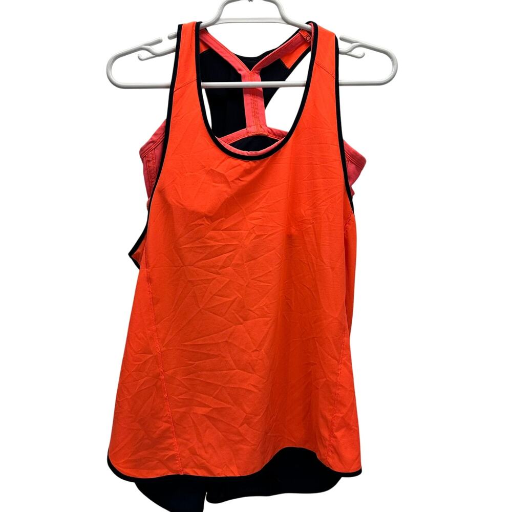 Lululemon Pump It Up Tank and Sports Bra Pink Blue Size 8 - Picture 2 of 11